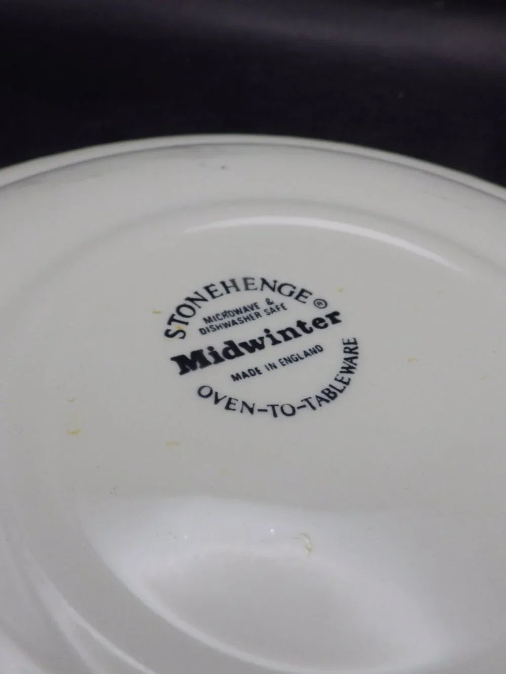 Midwinter Stonehenge White Salad Plate/ Made in England